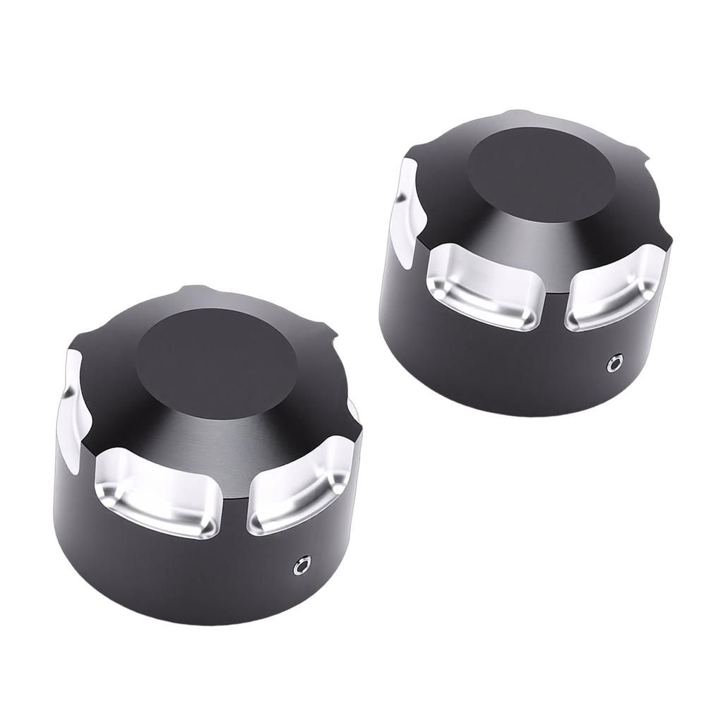2pcs Rear Axle Nut Covers Caps Aluminium Alloy Rustproof Replacement for Spyder All Models 2008 to Later