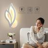 Modern LED Wall Light Fixture Creative Leaf Wall Lamp Wall Decoration LED Night Light For Home Bedroom Lamps Room Decoration