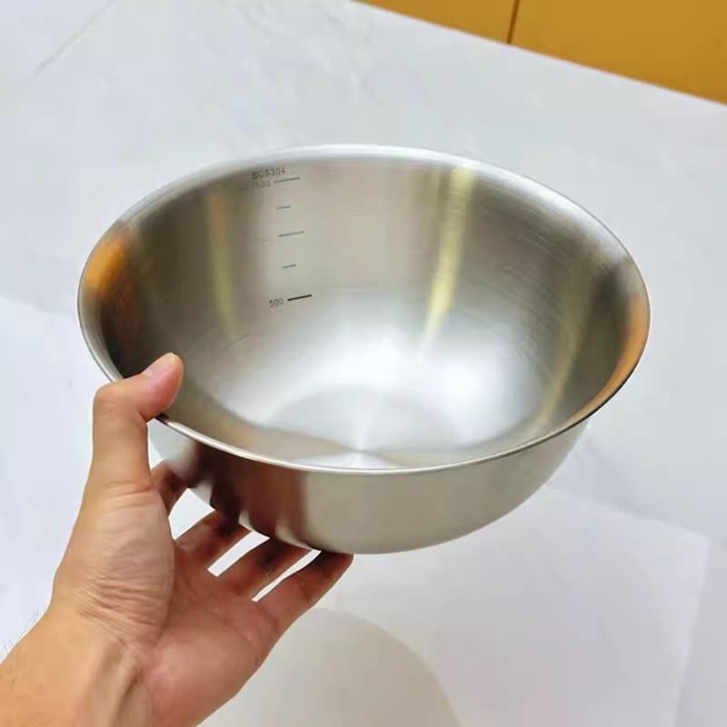 316 Food-Grade Stainless Steel Kitchen Mixing Bowl