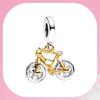 Auto Elettrica Camper Van Scooter Rosa Bicicletta Jeep Moto Ciondoli Perline Adatti a Braccialetti Originali Accessori Gioielli Fai da Te