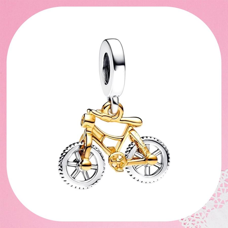 Auto Elettrica Camper Van Scooter Rosa Bicicletta Jeep Moto Ciondoli Perline Adatti a Braccialetti Originali Accessori Gioielli Fai da Te