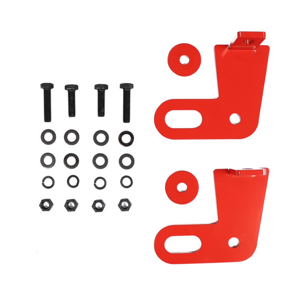 ONKYOU Tow Hooks for New Jimny and Sierra Vehicle Steel Compatible with OEM Front Passenger Left Front Rear of (JB64W) (JB74W), Off-Road Rescue,