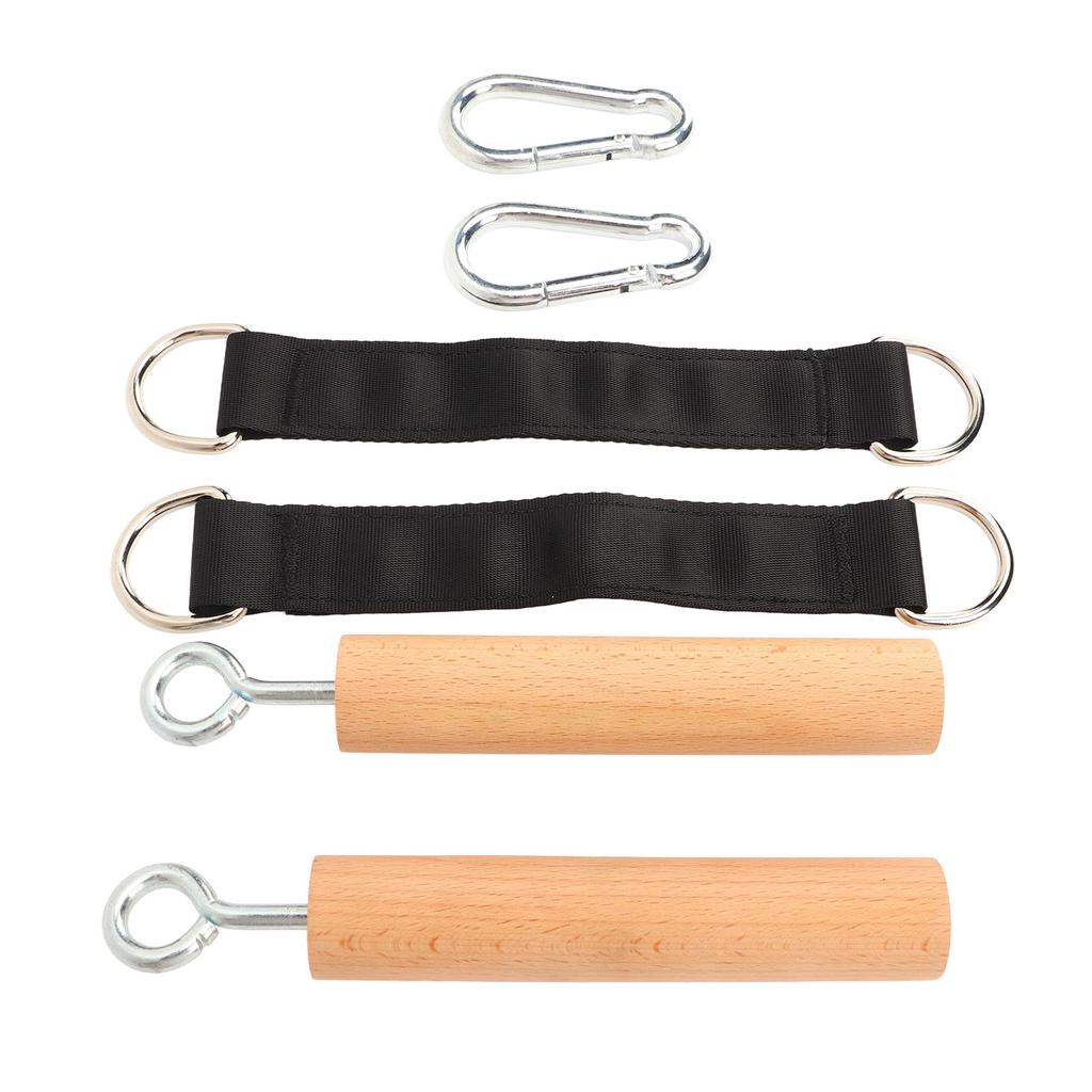 Wooden Pull Up Grips Comfortable Handles Build Muscle Strength Pull Up Climbing Hold Grips for Men