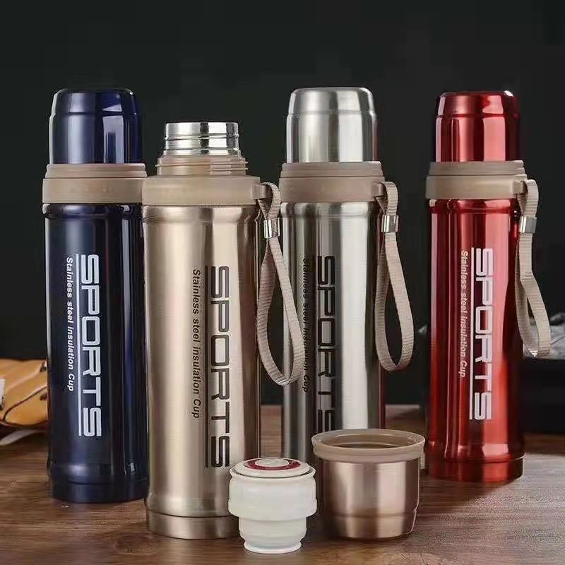 Tazza Isolante Portatile 500ml Borracce Termos Portatile in Acciaio Inossidabile Tazza Termos per Acqua da Viaggio Tazza da Tè per Ufficio