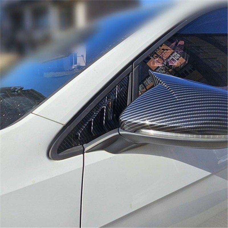 Volkswagen Golf 7 (2013-2020) Front Quarter Window Louver Mustang-Style Modification Kit