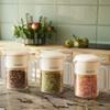 Large Capacity Sealed Seasoning Jar Push Type Salt Seasoning Box Sugar and Salt Container  for Home