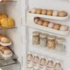 Suporte de prateleira para ovos com rolagem automática, caixa de armazenamento, cesta para ovos, recipiente organizador, refrigerador rolldown, dispensador de ovos para cozinha