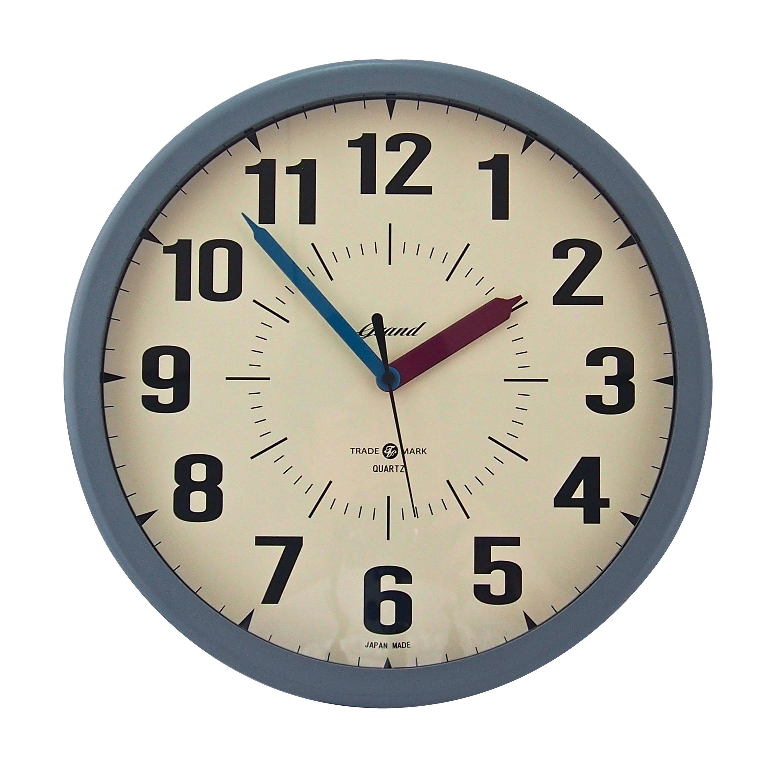 

Tradition Acoustic Grand Wall Clock Wall Clock Gray Made in Japan 32cm сірий колір