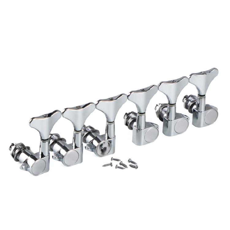 Bass Opened Machine Head Knobs Replacement for 4-string Bass Left and Right Hand
