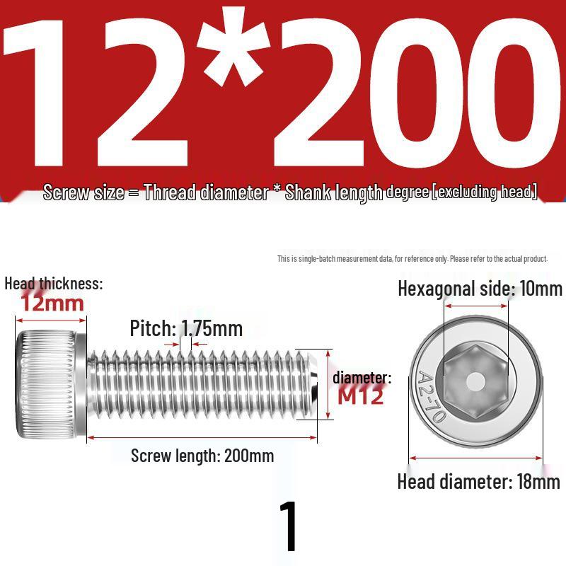 304 Stainless Steel Hex Socket Cap Screw with Extended Thread