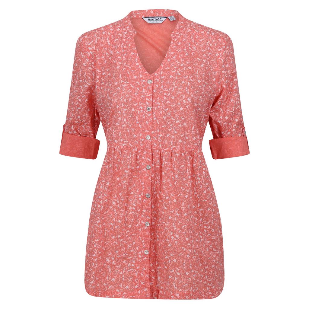 Regatta Womens/Ladies Nemora Birds Cotton Blouse