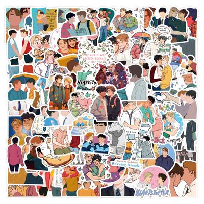 110 Heartstoppe Graffiti Stickers Decorative Scooter Notebook DIY Cartoon Stickers