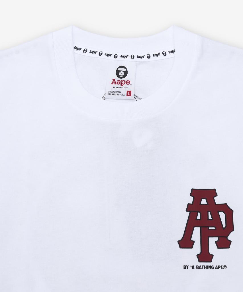 Eipeu Moonface Camo Back Logo Short Sleeve T-Shirt - White / Aaptem1842Xxqwhx