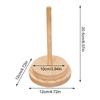 Wood Yarn Stand Yarn Spool Home Braided Yarn Spool Storage Stand Table Top Rotary Ball Wooden Winder Yarn Ball Holder Dispenser