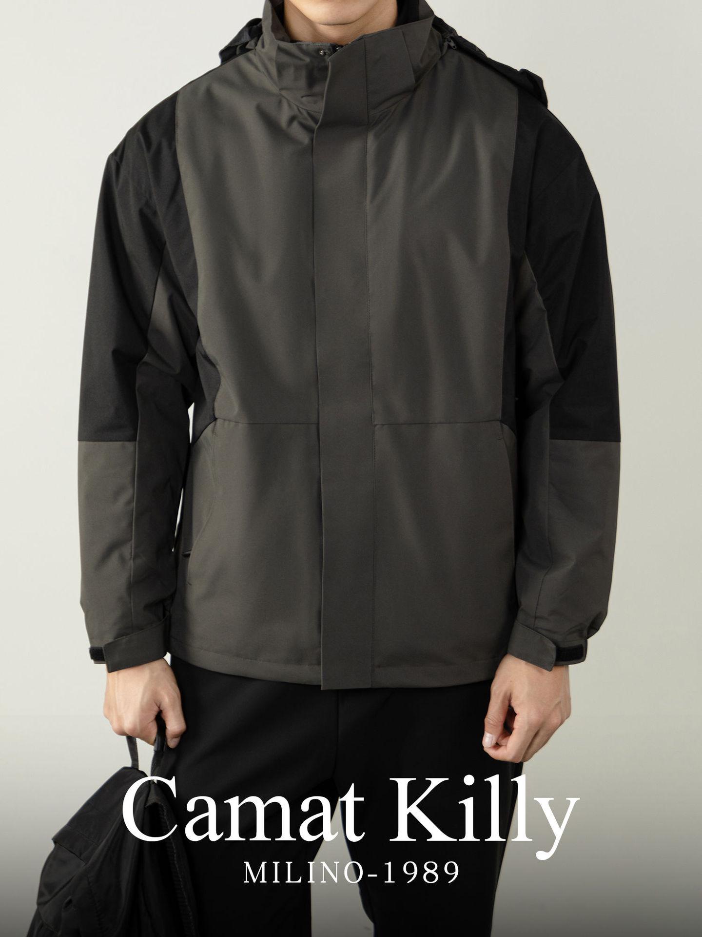 

So Cozy I Never Want to Take It Off! 3-in-1 Windproof Waterproof Thick Fleece Hooded Jacket for Men - Perfect for Autumn and Winter. S