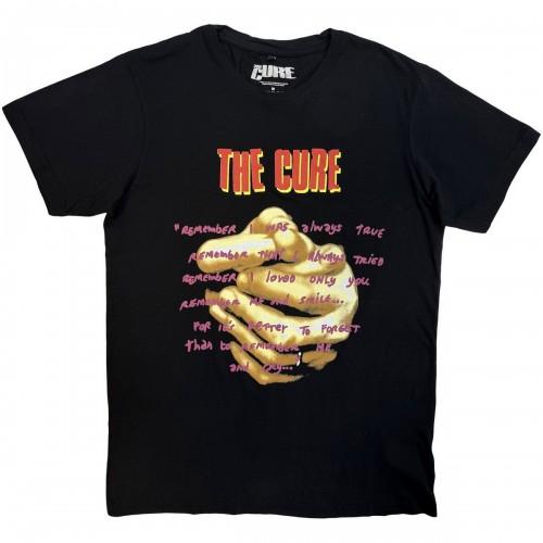 The Cure Unisex Adult Praying Hands Treasure Lyric T-Shirt