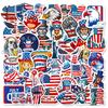 50 Independence Day Stickers Holiday Celebration Graffiti Stickers Diy Luggage Notebook Stickers