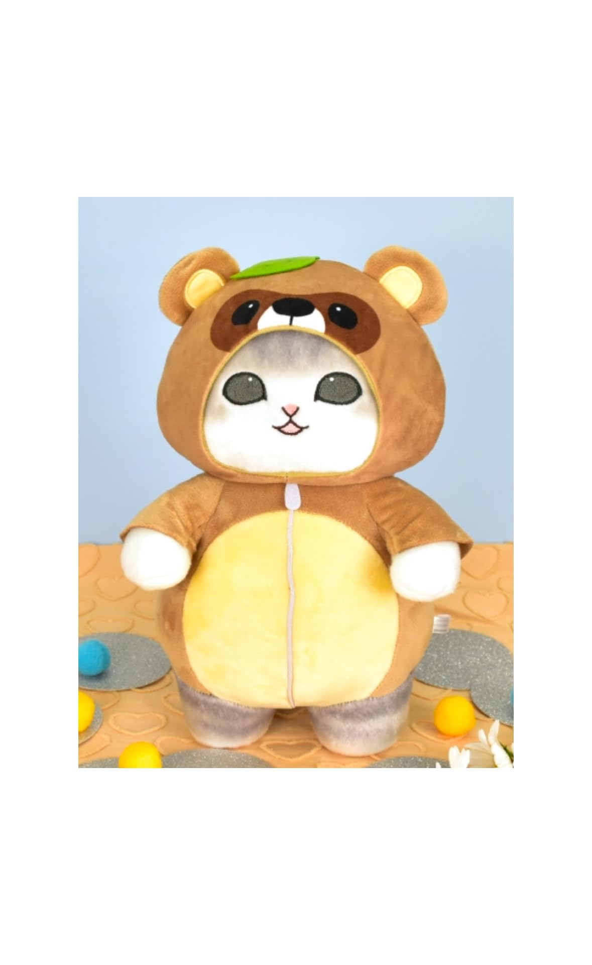 

Теплая пижама Нян Большая плюшевая игрушка-маскот Официальные товары Шарк Нян Прибл.. 30см (Тануки)