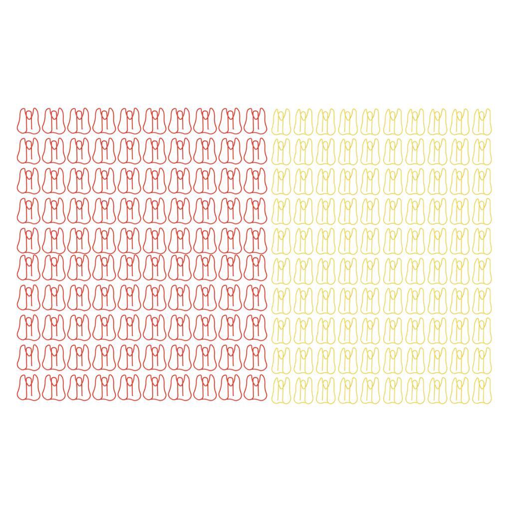 100PCS Paper Clips Metal Multifunctional Paper Memo Clip Portable Office Clips for Document