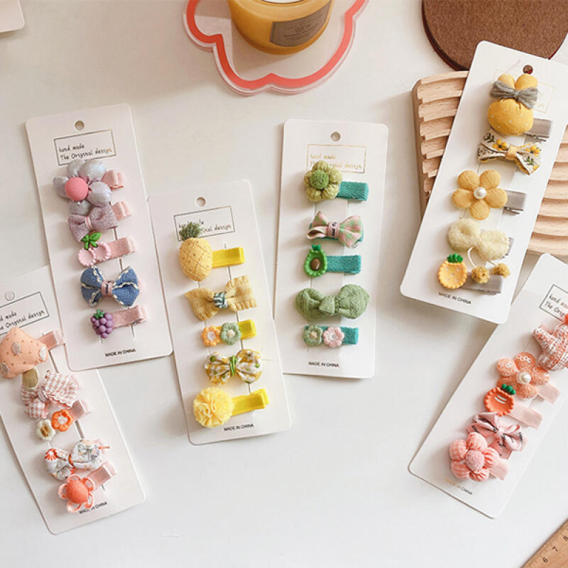 [Set] Lebow Cute Pastel Point Pin Clip Collection green