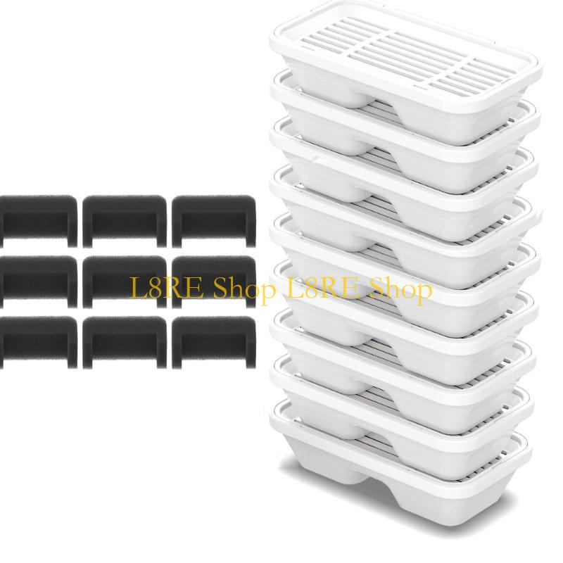 L8RE Automatic Pet Water Fountain Plastic Filters and Sponges Replacement Accessories