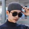 Men's Wool Knit Beanie - Autumn/Winter Slimming Melon Cap