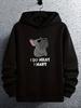 Tung Hoodie - Tyk Vinter Pullover Sweatshirt