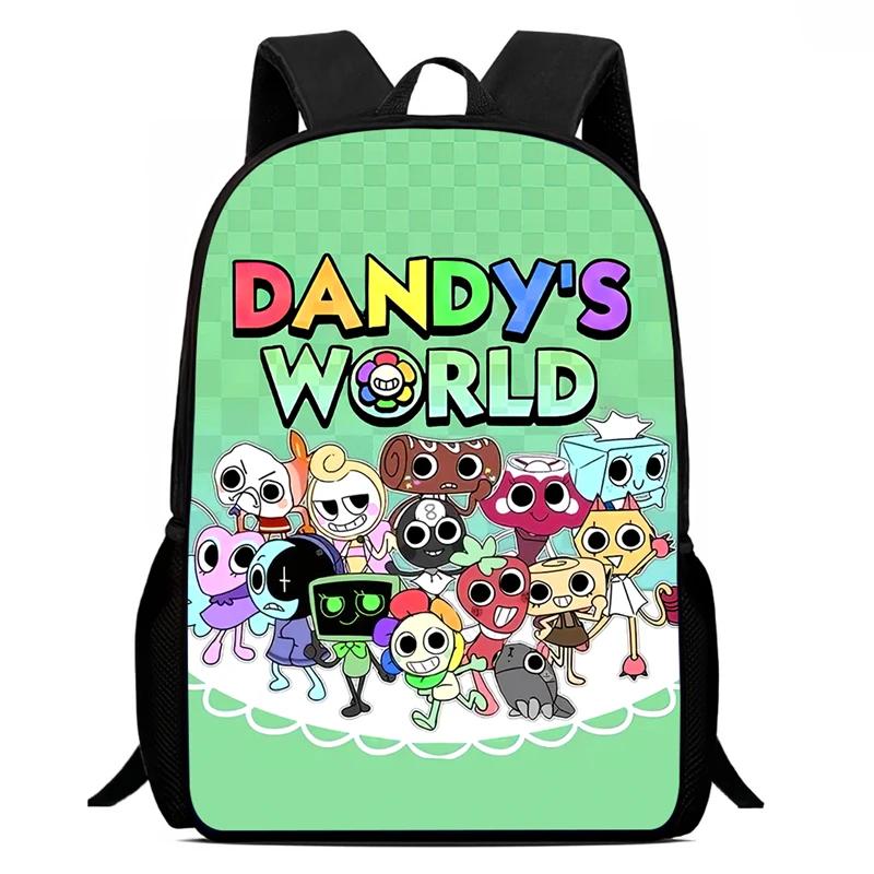 

Cartoon Dandy Printed Child School Backpack with Lunch Bags Pencil Bags for Age 4-10 Kids,Light Weight Bookbags for Boys Girls