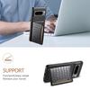 For Google Pixel 8 Pro Kickstand Case Card Holder Phone Cover Crocodile Texture