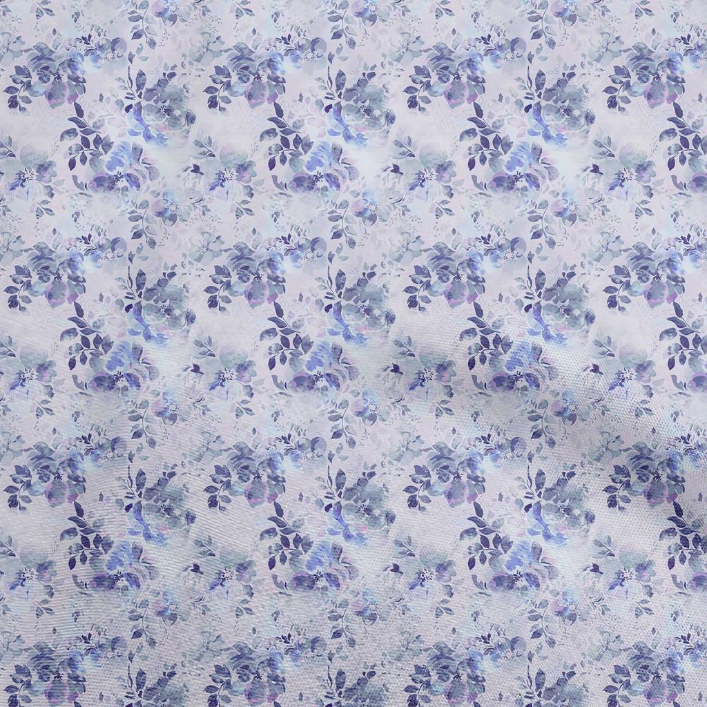 oneOone Bawełniana elastyczna zielona tkanina akwarelowa kwiatowa szycie rzemieślnicze projekty nadruki na tkaninie na jard 40 cali