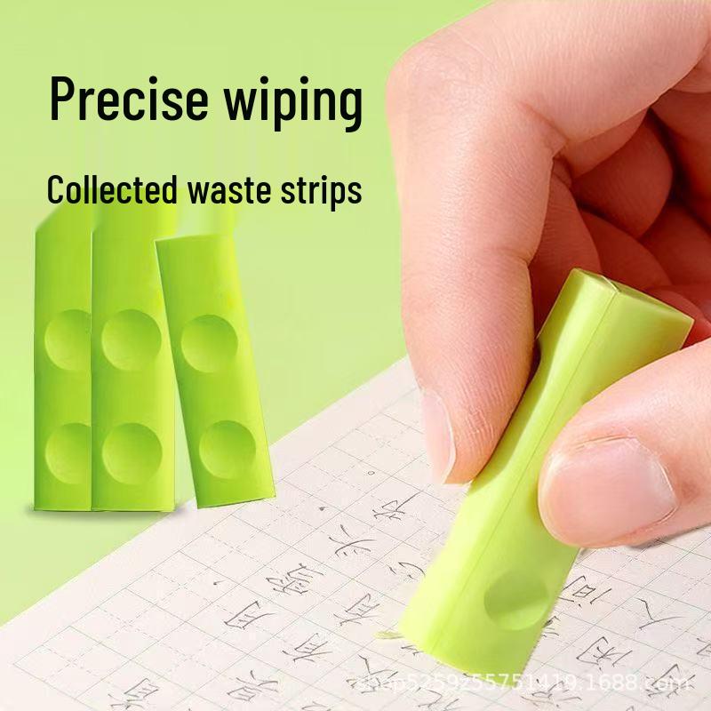 Gomma a Triangolo Verde: Senza Briciole, Atossico, Facile da Afferrare per Bambini - Non Lascia Segni.