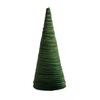 Velvet Christmas Cone Tree Decorations Christmas Flocked Tree Table Centerpiece