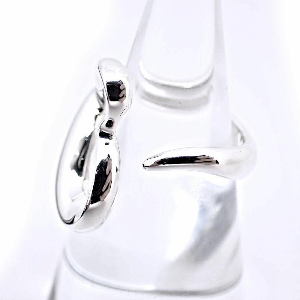 [Used] TIFFANY 925 Open Heart Ring / Size 8 / g539-22