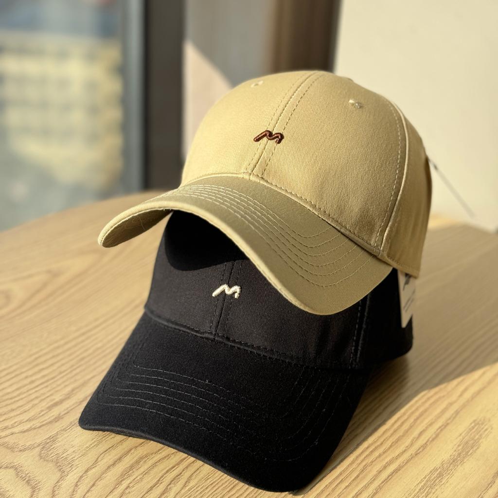 Korean-style new simple letter-embroidered hard-top baseball cap for women, fashionable and versatile street-style trendy sun-shading cap