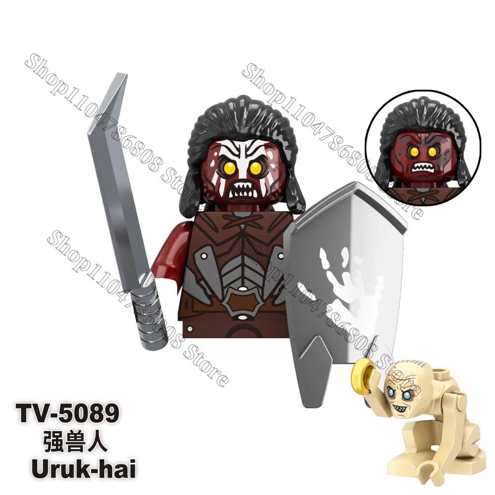 

Аниме-фигурка Властелин колец Урук-хай Боромир ОРКИ модель строительные блоки детский подарок кирпичные игрушки
