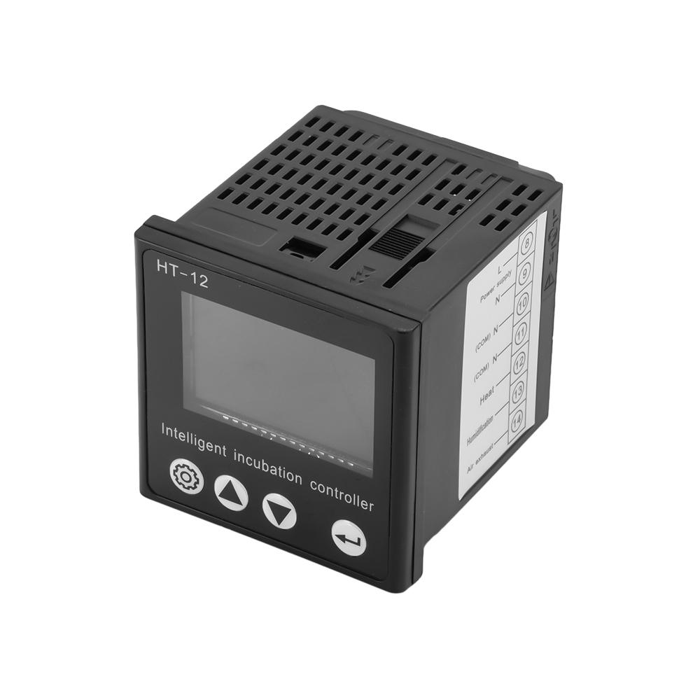 30~39.5℃ HT-12 Temperature Controller Thermostat LCD Display Temperature and Humidity Controller Smart Incubator 0~99%RH