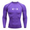 Men's Compression Shirt Gym Workout Sport Quick Dry Tight TShirts Outdoor Training Fitness Elasticity Tops Tee Summer Male