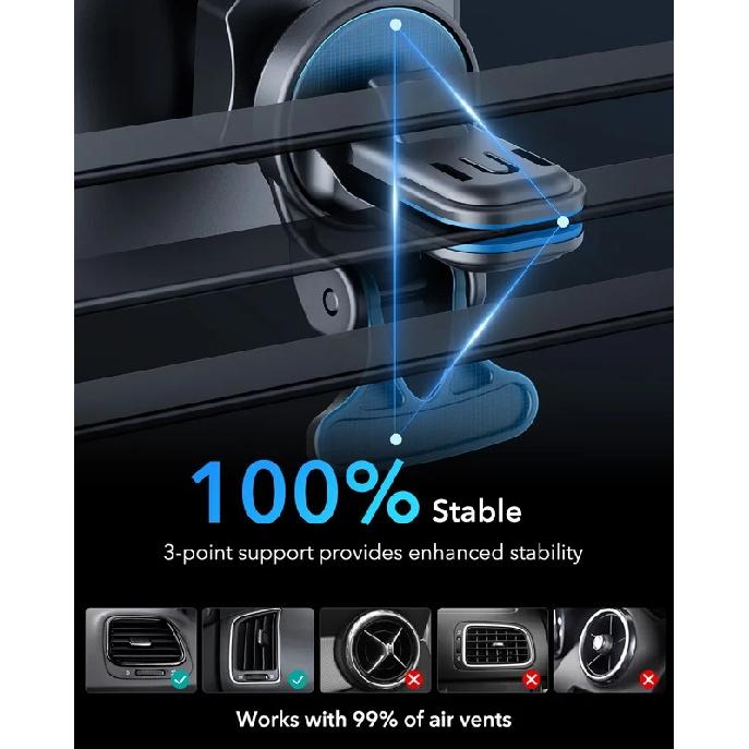ESR for MagSafe Car Mount Charger 15W Dashboard Magnetic Wireless Car Charger for iPhone 17/16/15/14/13/12 Car Accessory