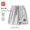 MINISO Men's Summer Cotton Drawstring Doodle Cat Shorts
