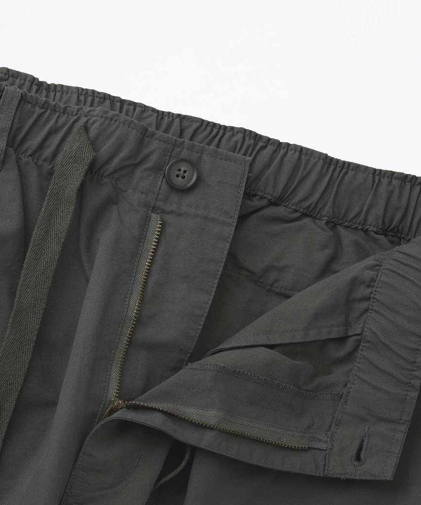 OUTSTANDING Comfort Cotton Shell Cargo Long Shorts_Charcoal
