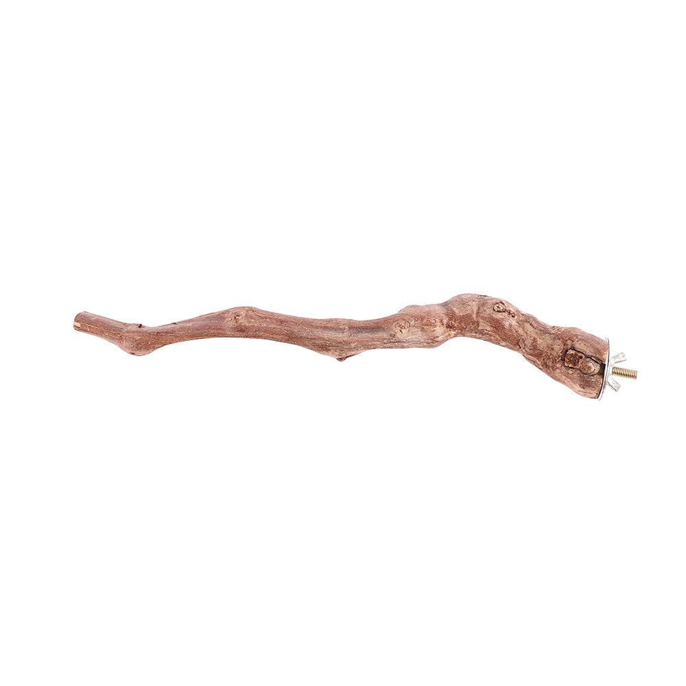 Pet Standing Stick Wild Grape Wood Pole Parrot Cockatiel Parakeet Perches Bite Claw Grinding Toy Bird Cage Accessories