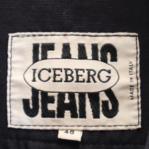 CENTO X CENTO BY ICEBERG 90s Old Made In Italy Work Jacket 40 Navy Men's Used