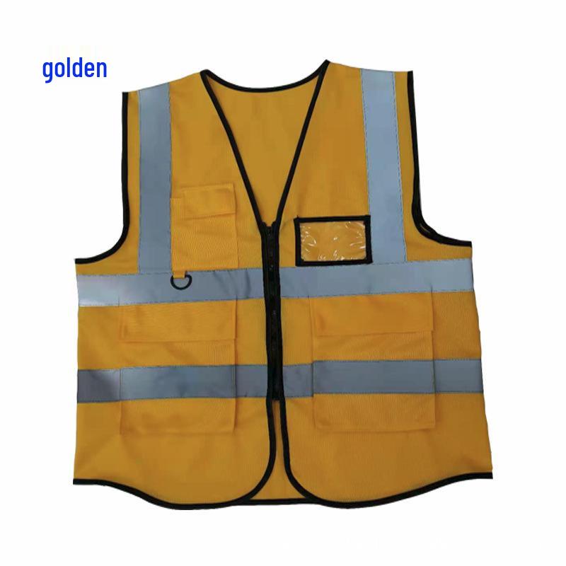 13-Color Functional Multi-Pocket Reflective Safety Vest