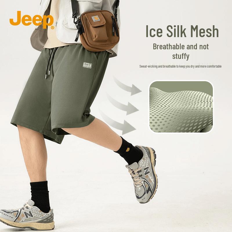 JEEP Men s Lightweight Quick-Dry Mesh Athletic Shorts 4XL