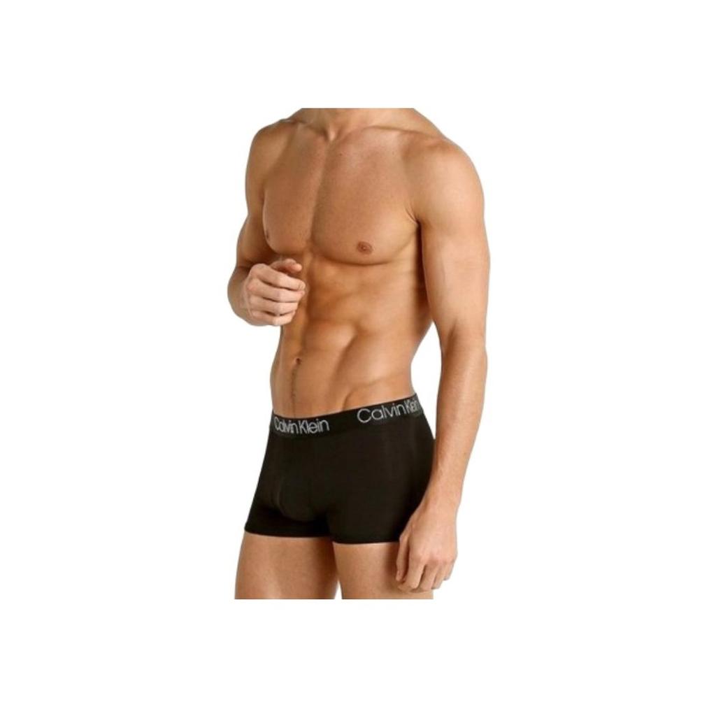 Calvin Klein Letter Logo Modal Mid-Rise Boxer Shorts 3-Pack Men underwear NB3187-900