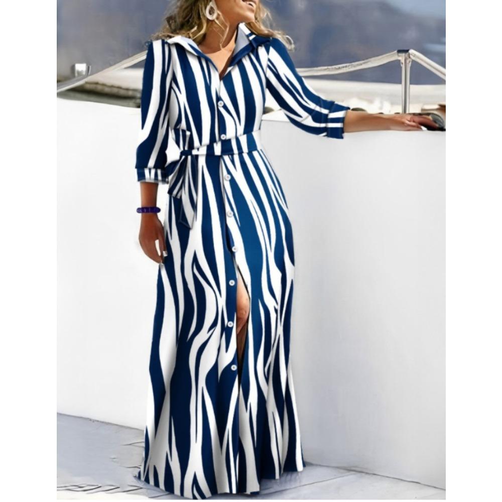 

JPNTKY Женская мода осень-зима с длинным рукавом и воротником-поло повседневные платья XXL