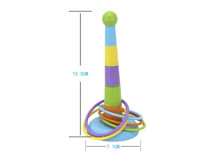 

Toys Small Throw Circle Game Ferrule Stacked Fun Indoor Outdoor Parent-Child Interactive Circle Layers Early Education Kids Gift