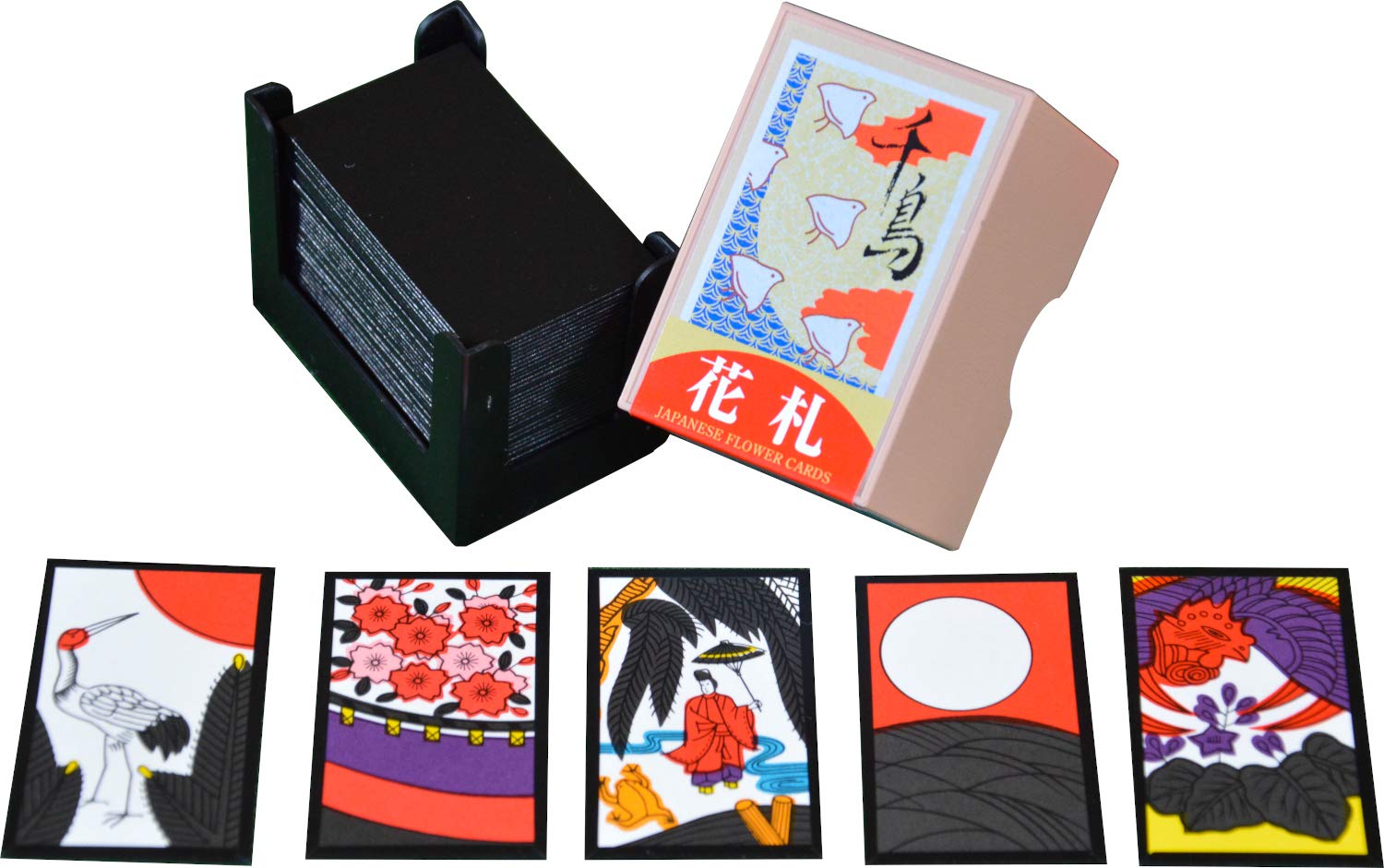 Angel Playing Hanafuda Chidori Authentic Backing New Card 48 Plastic Made in HACH Cards, Pattern, Finish, Year s Set, Cards, Case, Japan,