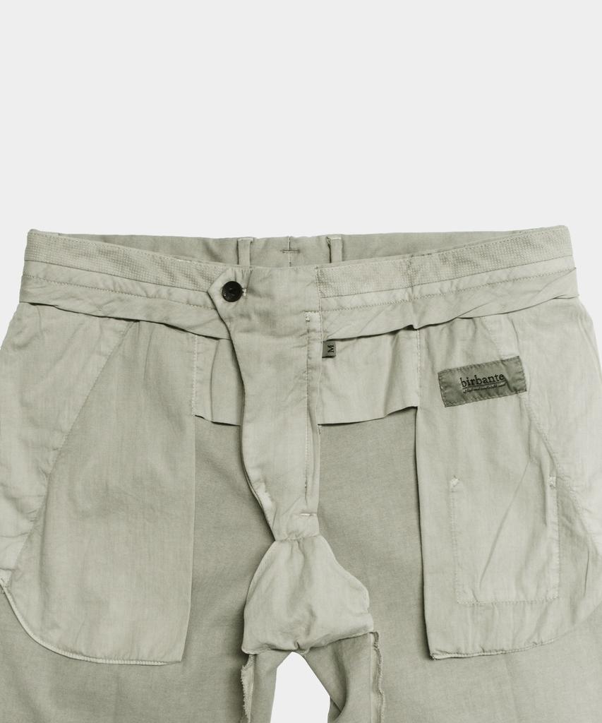 BIRBANTE Natural Garment-Dyed Stretch Pants - Sand