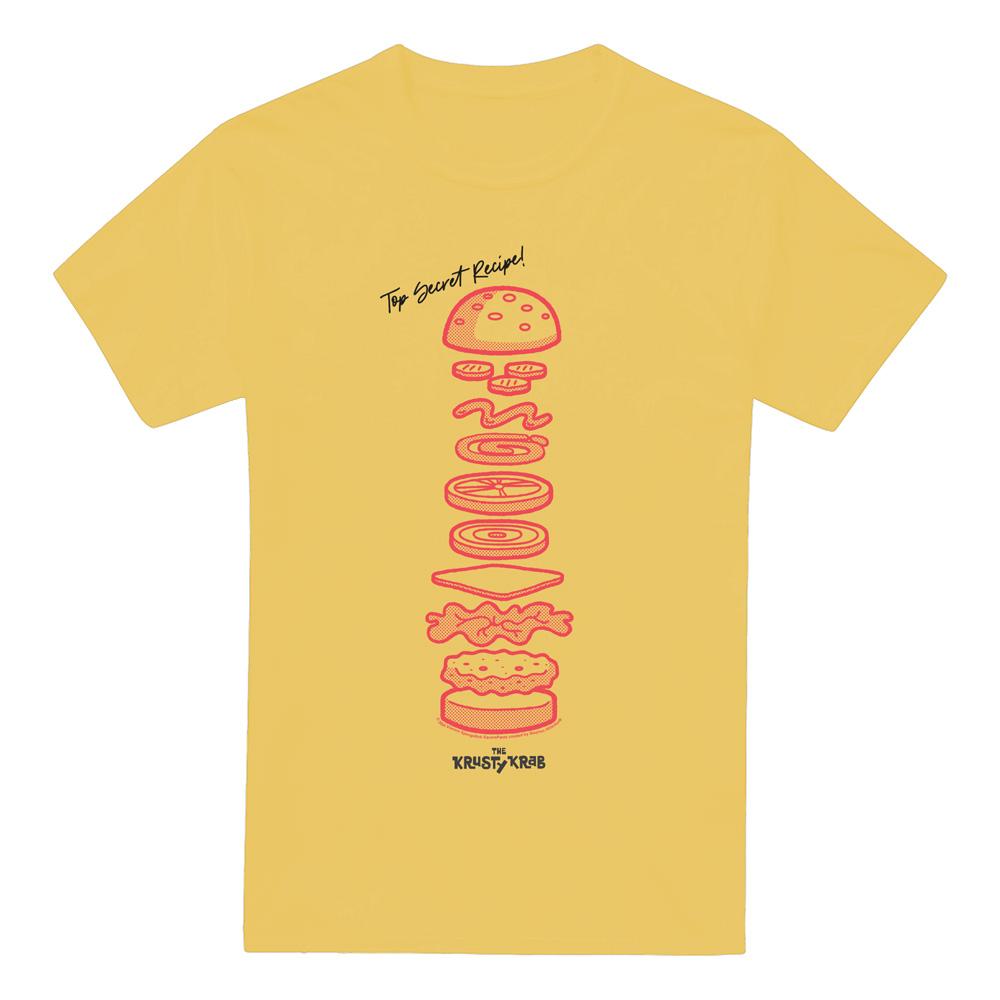 SpongeBob Schwammkopf Herren Krabby Patty T-Shirt